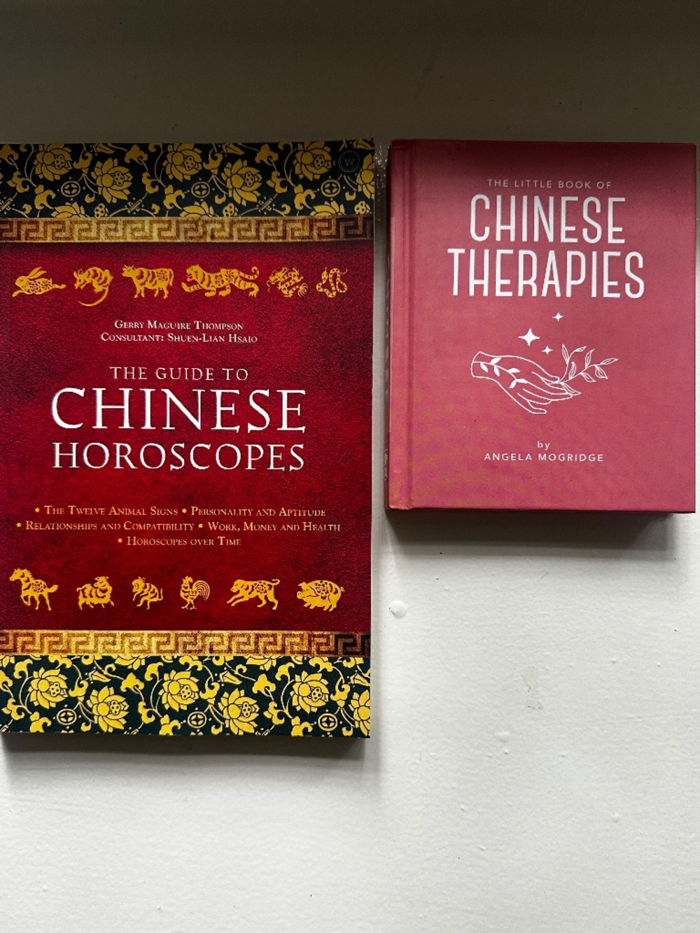 Chinese Culture Book Lot: Guide to Chinese Horoscopes + Little Book of Chinese T
